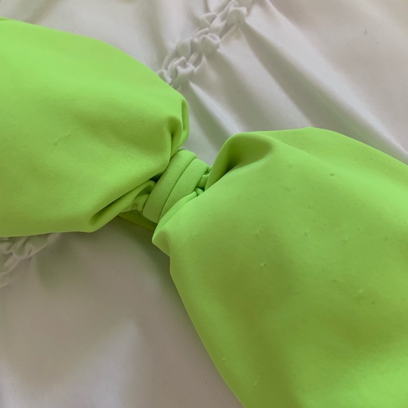 Victoria’s Secret | Neon Green Bandeau Bikini Top - Picture 2 of 8